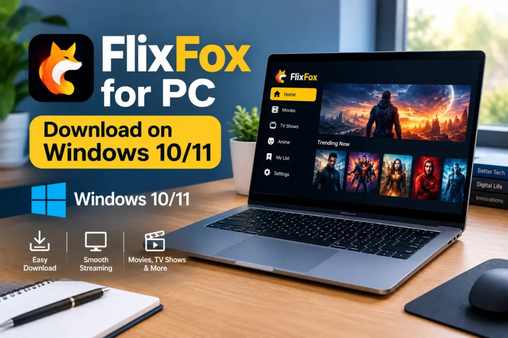 FlixFox for PC download on Windows 10 and Windows 11